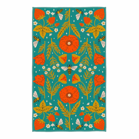 Kitchen Tea Towel Quick Dry | Garden Buzz