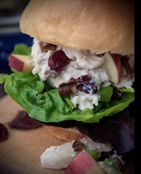 Cranberry Apple Chicken Salad Dip