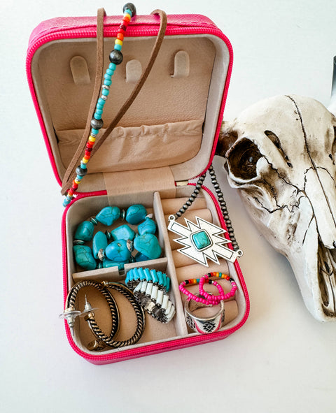 Western Mini Jewelry Storage Travel Box