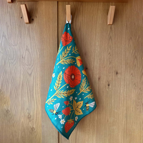 Kitchen Tea Towel Quick Dry | Garden Buzz