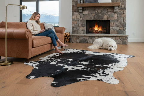 Assorted Cowhide Rug Bundle – 5 Pack (5x7 ft) | High-Margin