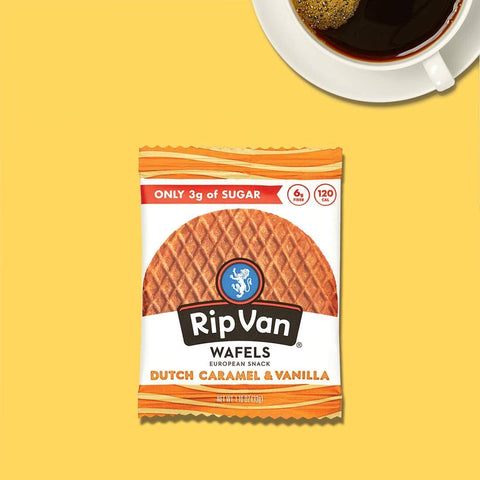 Rip Van Dutch Caramel & Vanilla Stroopwafel Cookies 1.2oz