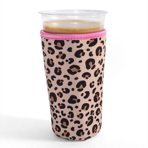 Leopard Print Drink Sleeve