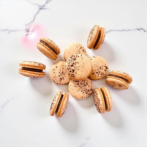 Hazelnut Chocolate Macarons
