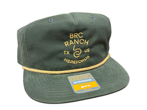 BRC Ranch Herefords Army Green Hat