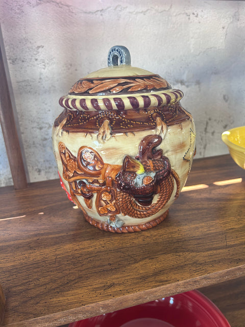 Cowboy Cookie Jar