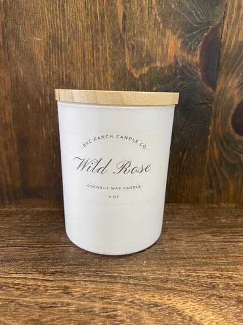 BRC Ranch Candle Co. White Jar Candle