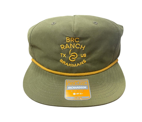 BRC Ranch Brahmans Army Green Hat