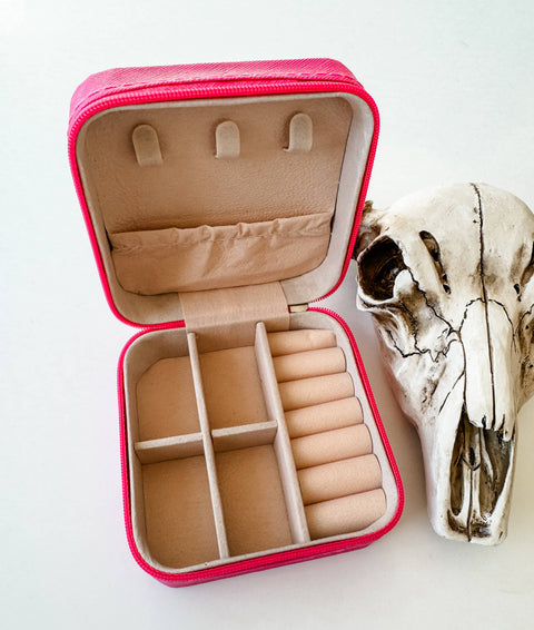 Western Mini Jewelry Storage Travel Box