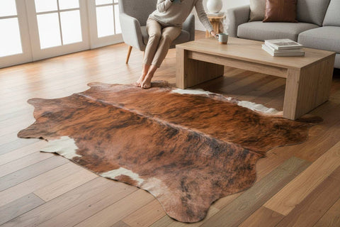 Assorted Cowhide Rug Bundle – 5 Pack (5x7 ft) | High-Margin