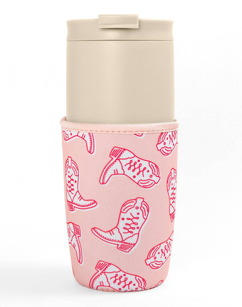 Western Cowgirl Boots Drink Sleeve