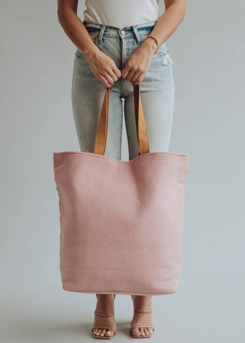 Pink, Teal & Orange Aztec Tote